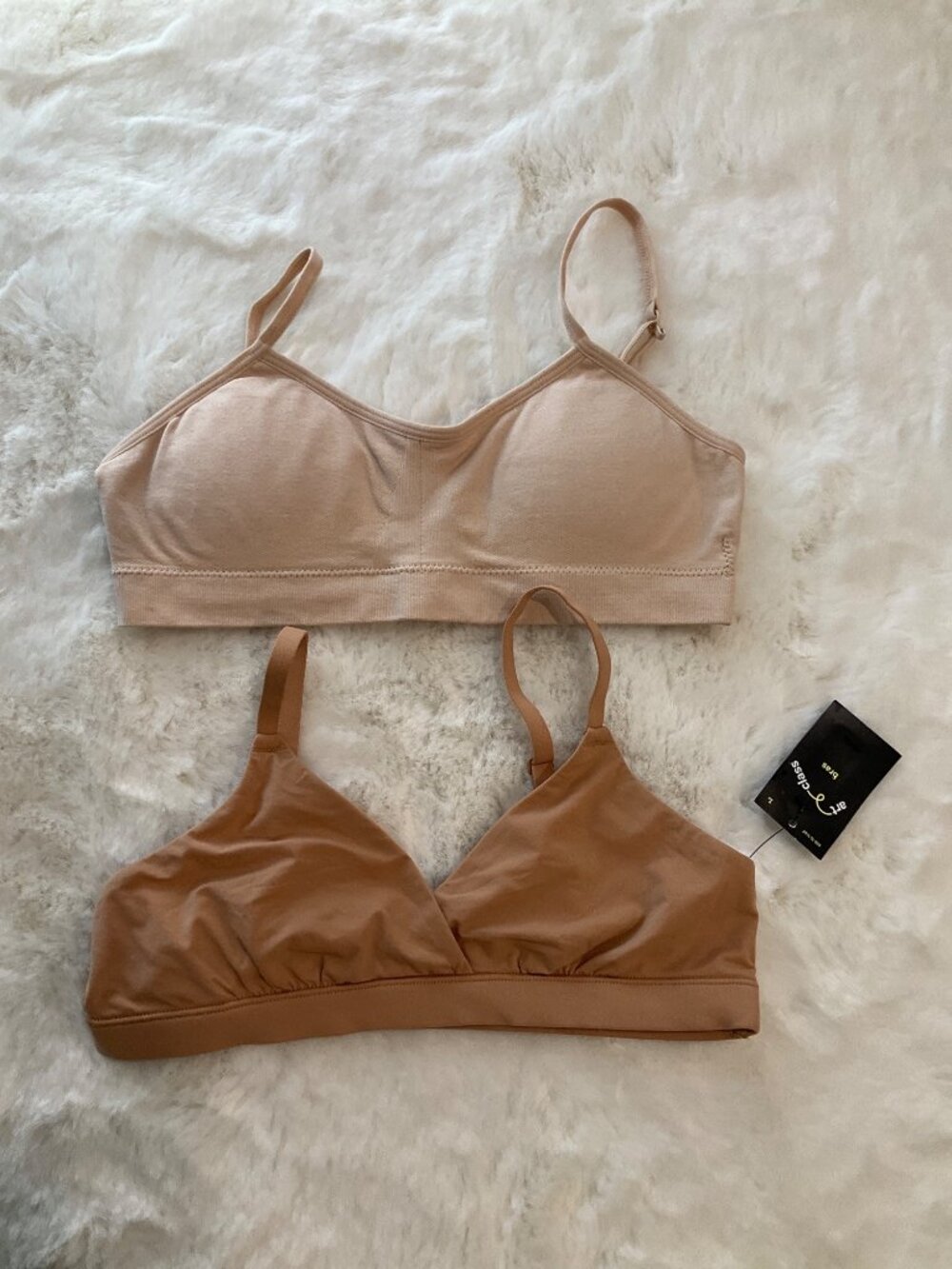 Art Class 4 Girls Seamless Bras, Size Large 4 styles Nude & Grey NEW - Picture 6 of 9